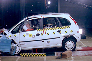 Краш тест Opel Vauxhall Meriva (2003)